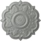 Ekena Millwork Deria Ceiling Medallion (Fits Canopies up to 6"), 20 1/4"OD x 1 1/2"P, Primed White CM20DR - alternate 1